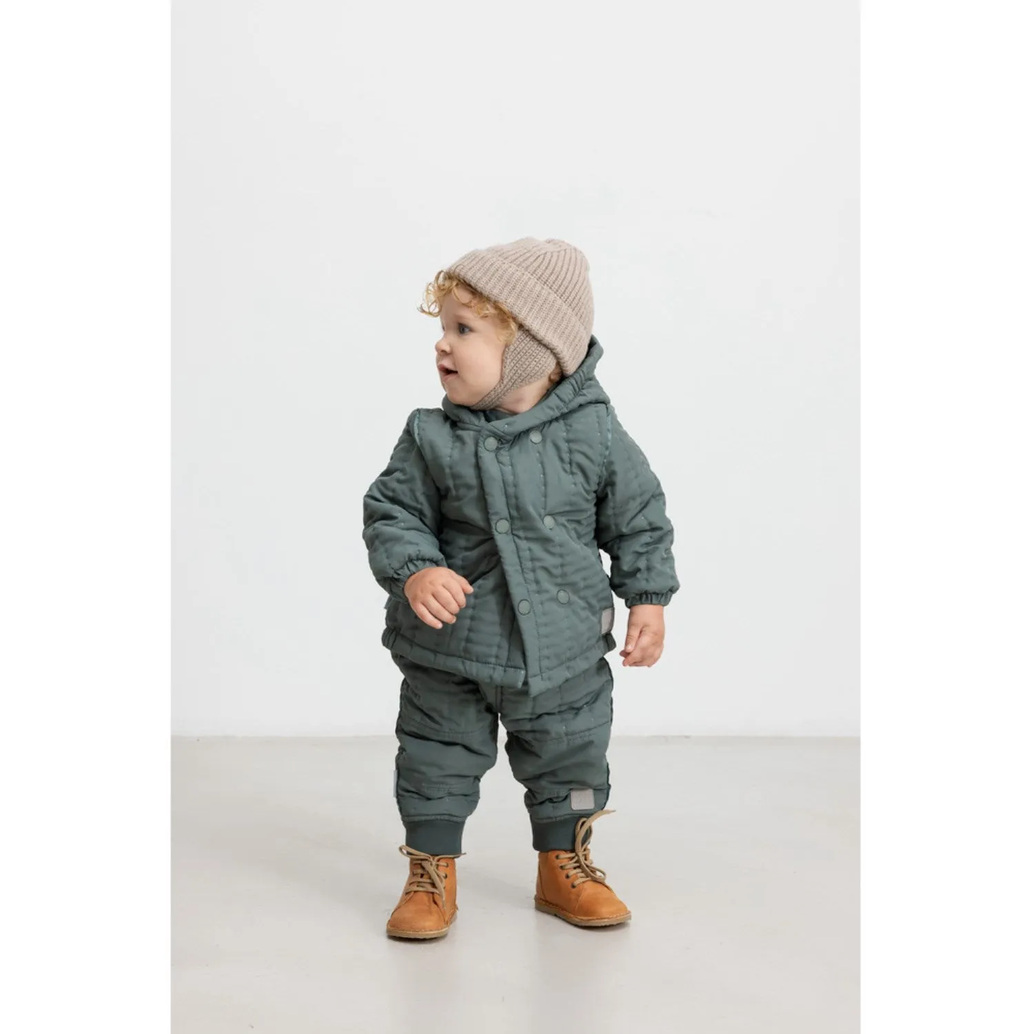 MarMar Thermo Dusty Green Odin Pants Feminine collar shirt