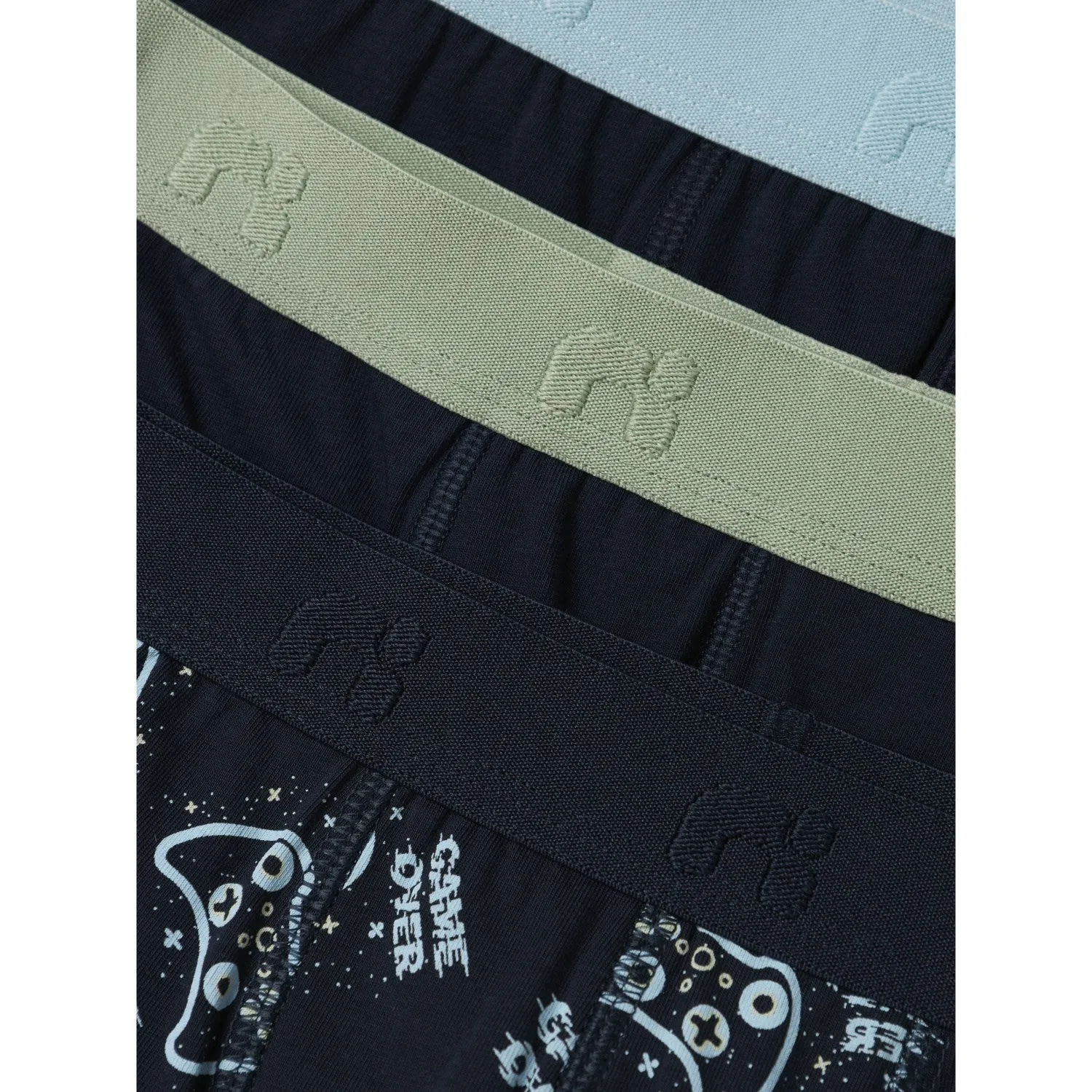 Beach Holiday Name It Dark Sapphire Boxershorts 3-pack Sapphire Game Noos