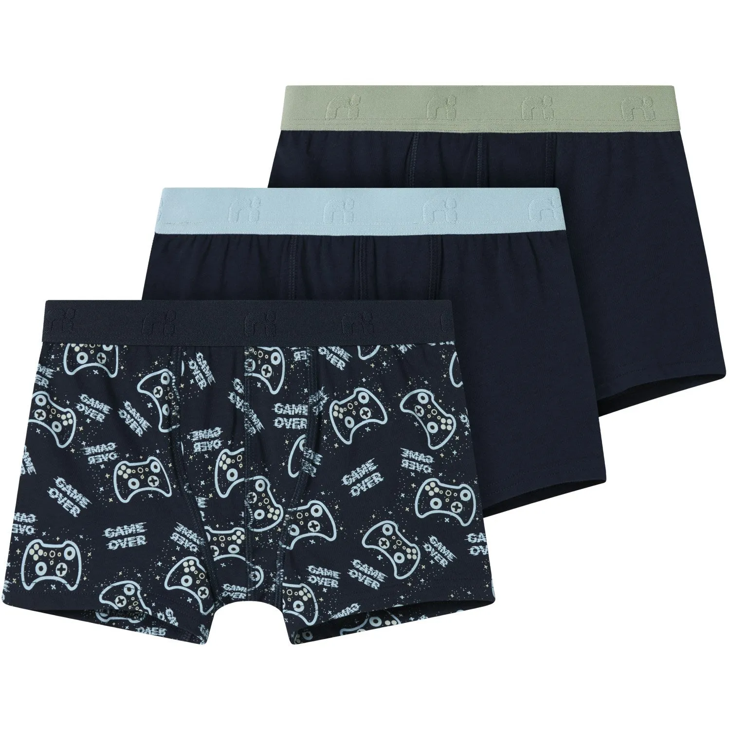 Warm Fit Name It Dark Sapphire Boxershorts 3-pack Sapphire Game Noos
