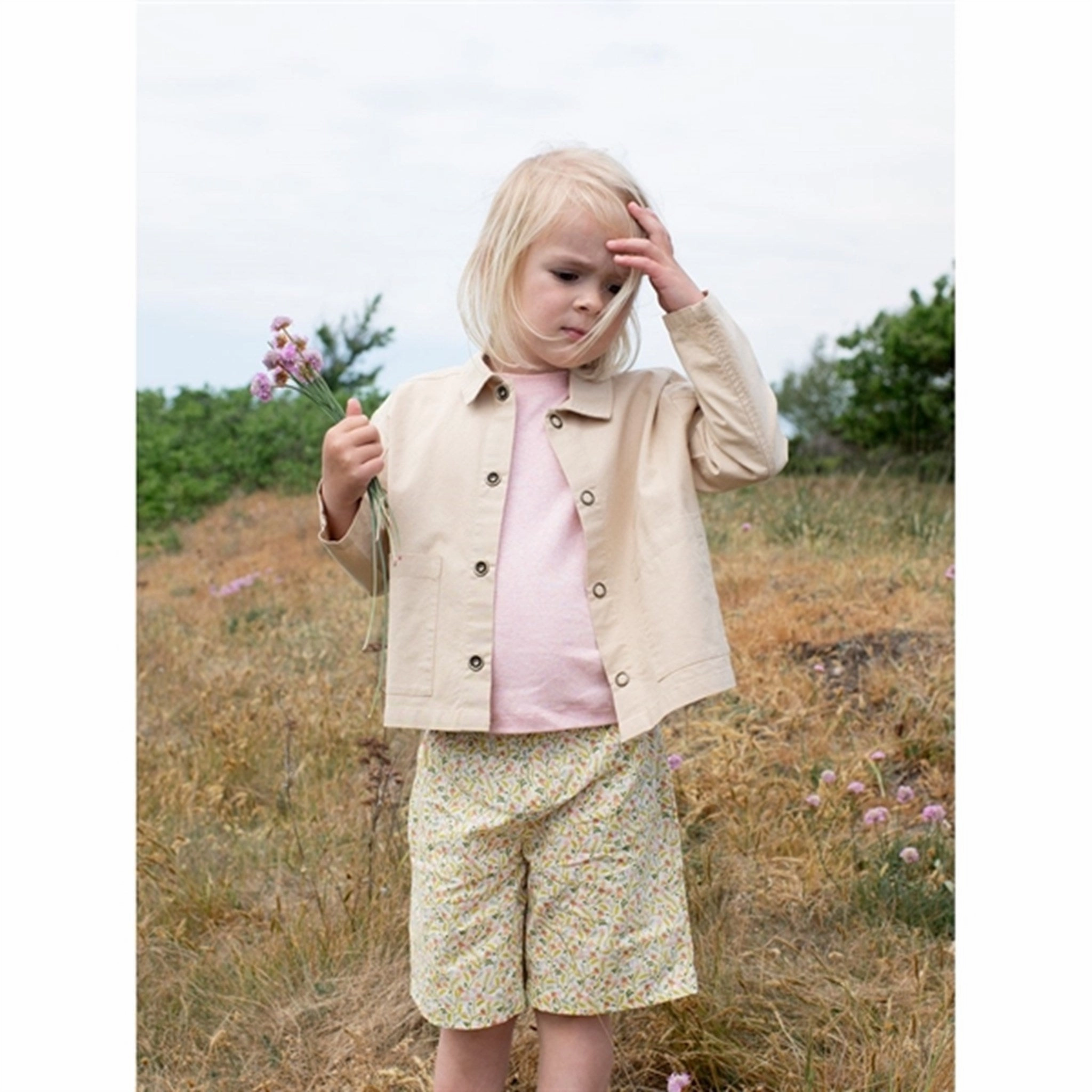 printed shorts Double Layered Panels Serendipity Fairygarden Shorts