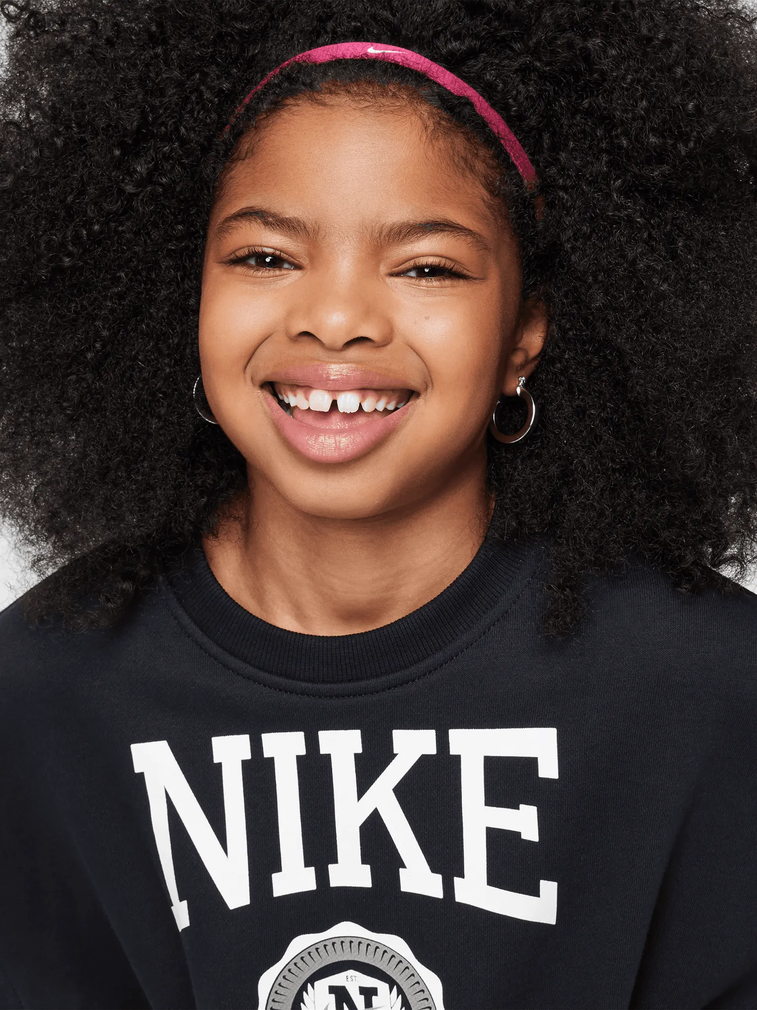 Safe DropIn Pocket Design Sportswear Club French Terry Crew-Neck Sweatshirt Youth