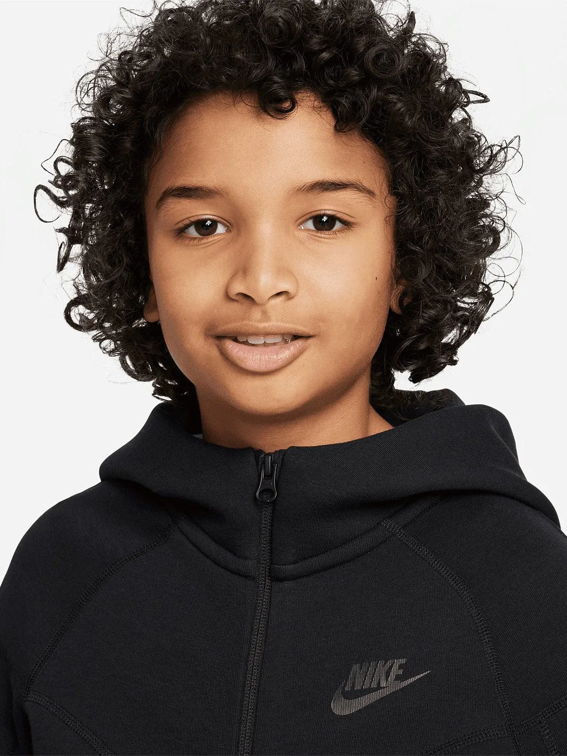 Sportswear Tech Fleece Full-Zip Hoodie Youth HighDensity Stitching