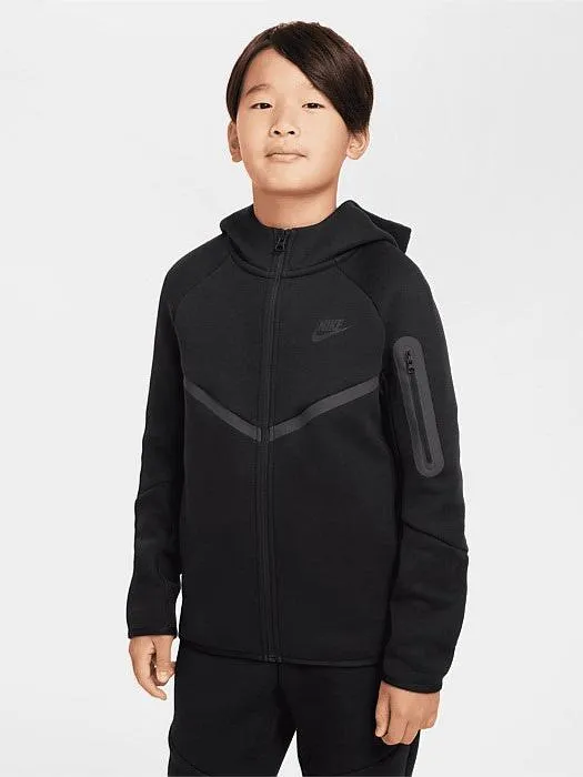 Sportswear Tech Fleece Full-Zip Hoodie Youth Odor-free