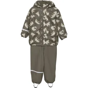 CeLaVi Rainwear Set w. Fleece Sea Turtle Running Layer Everyday Fog Outfit