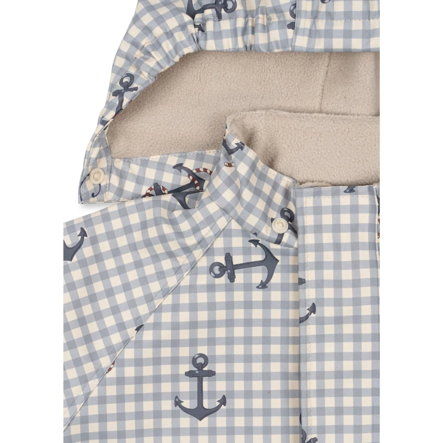 Trail Commuter Jacket Konges Sl?jd Sailor Check Rainy Palme Set