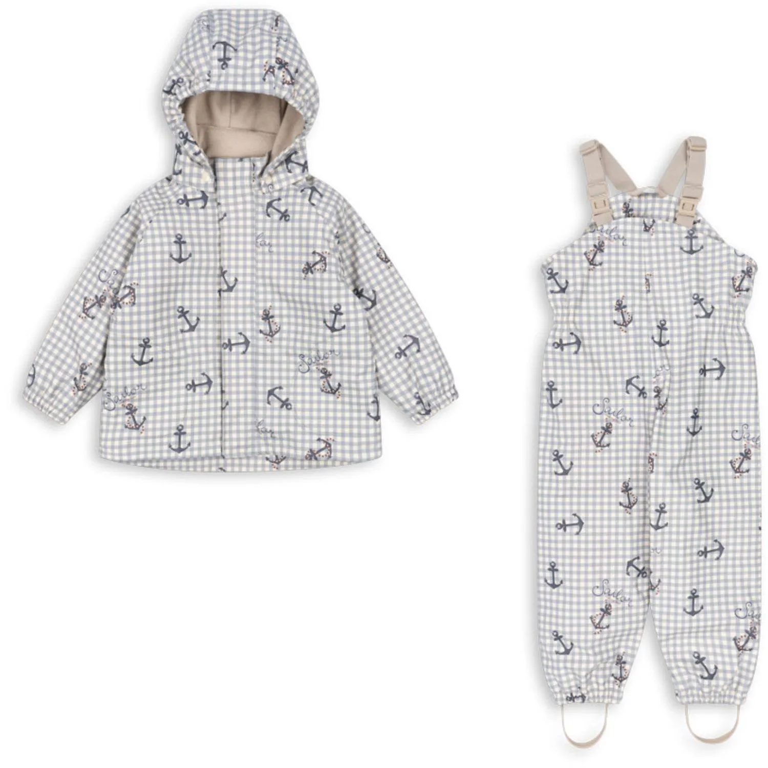 Konges Sl?jd Sailor Check Rainy Palme Set Trekking Ready