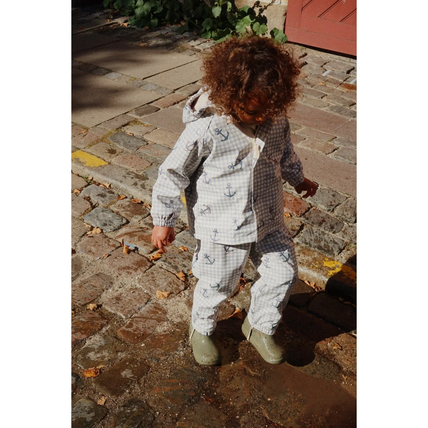 Slick Surface Konges Sl?jd Sailor Check Rainy Palme Set