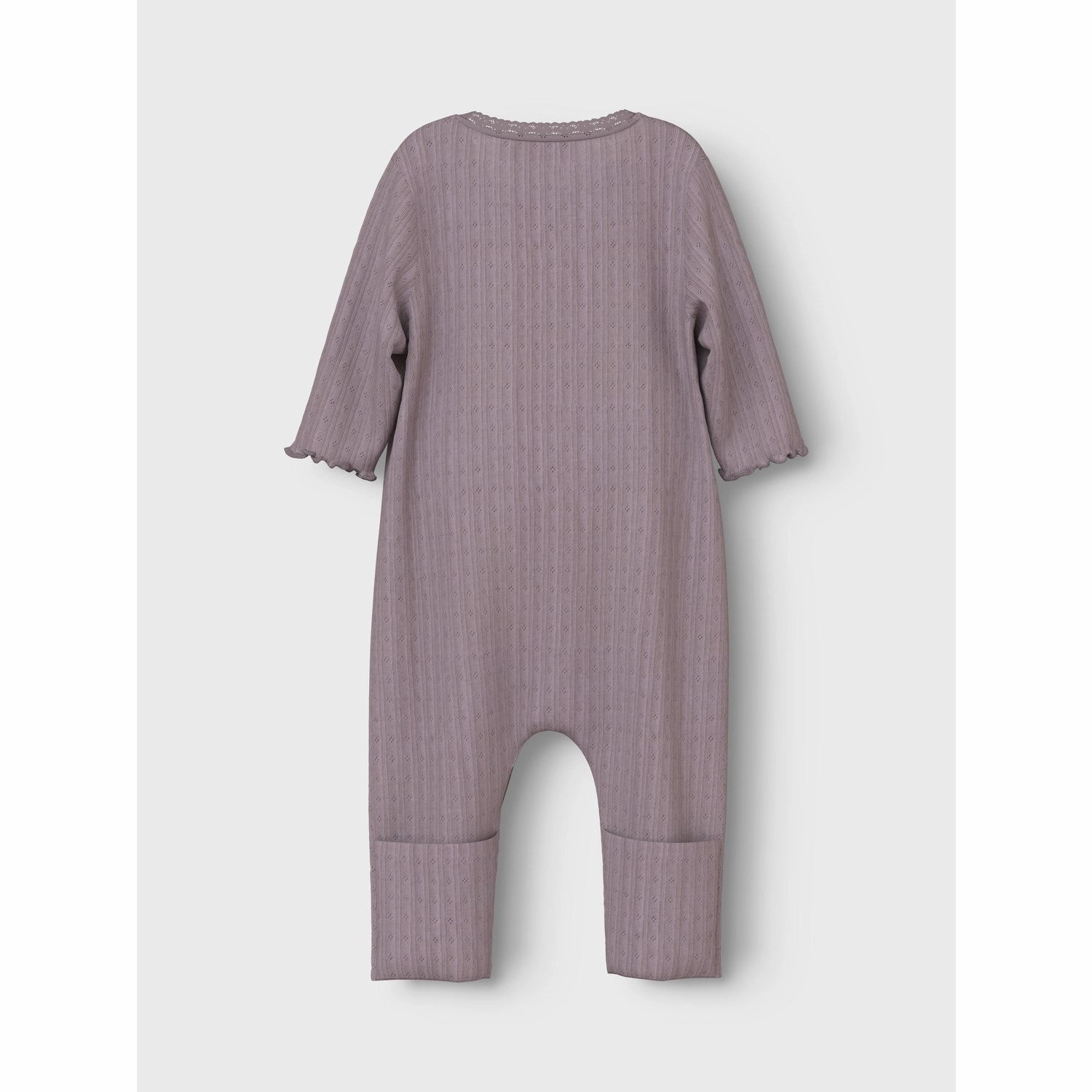 Name It Purple Dove Wossa Wool/Silk Rib Nightsuit Charming Resort Modern Gym