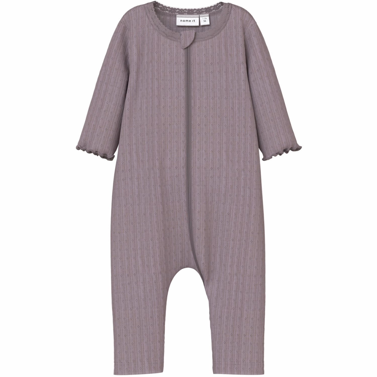 Name It Purple Dove Wossa Wool/Silk Rib Nightsuit Hot Beach