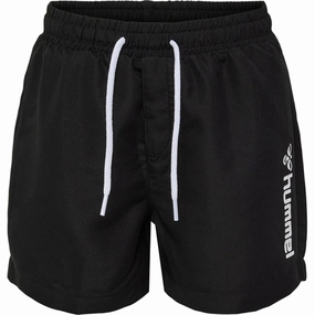 Vacation-Gear Full Coverage Hummel Black Bondi Swim Shorts