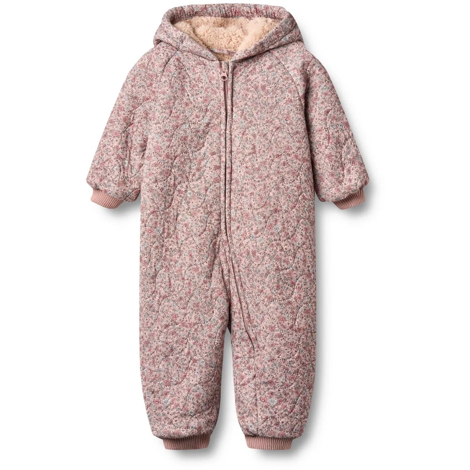 Winter-Season Fashionable printed blouse Wheat Soft Lavender Flowers Thermo Suit Krammo