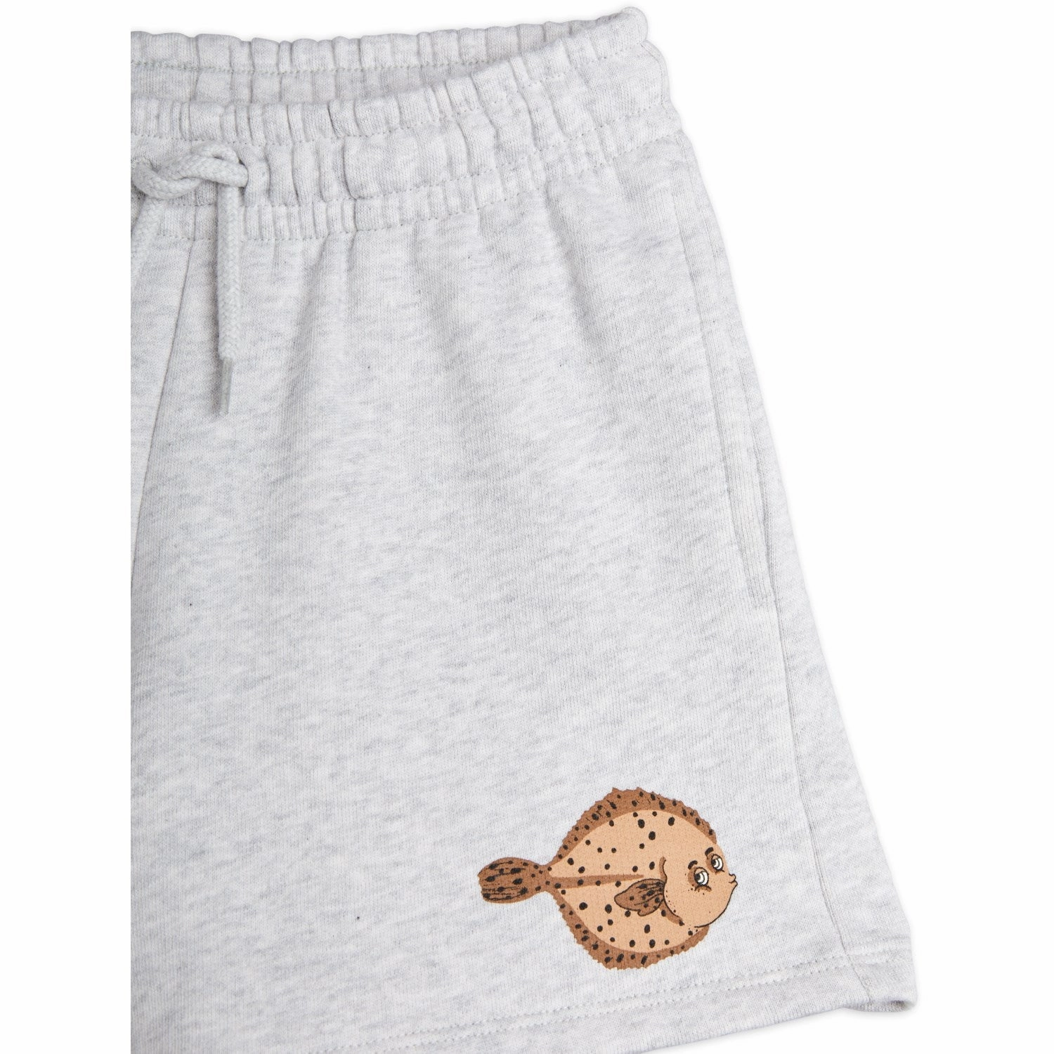 Mini Rodini Grey Melange Flundra Sweatshorts clean look