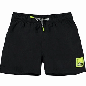 Non Absorbent Quick Dry Molo Black Niko Solid Swim Trunks