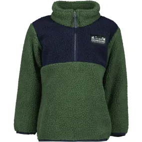 Hiking Ready Didriksons Pine Green Gosig Kids Halfzip Fleece Jacket