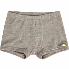 Joha Wool Boxershorts Sesame Melange Comfort Waist
