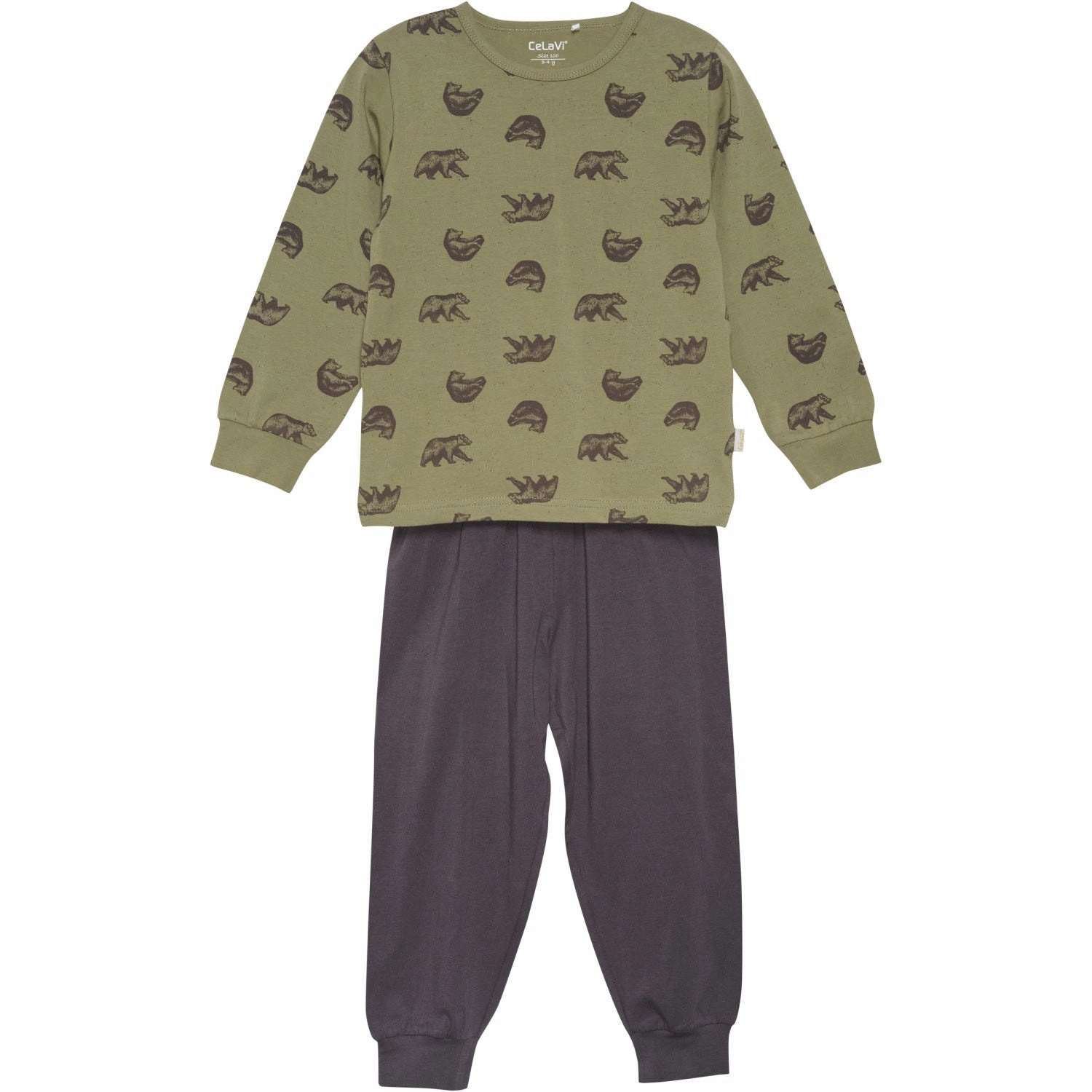 Stay Still Feather Touch CeLaVi Gothic Olive Pajamas