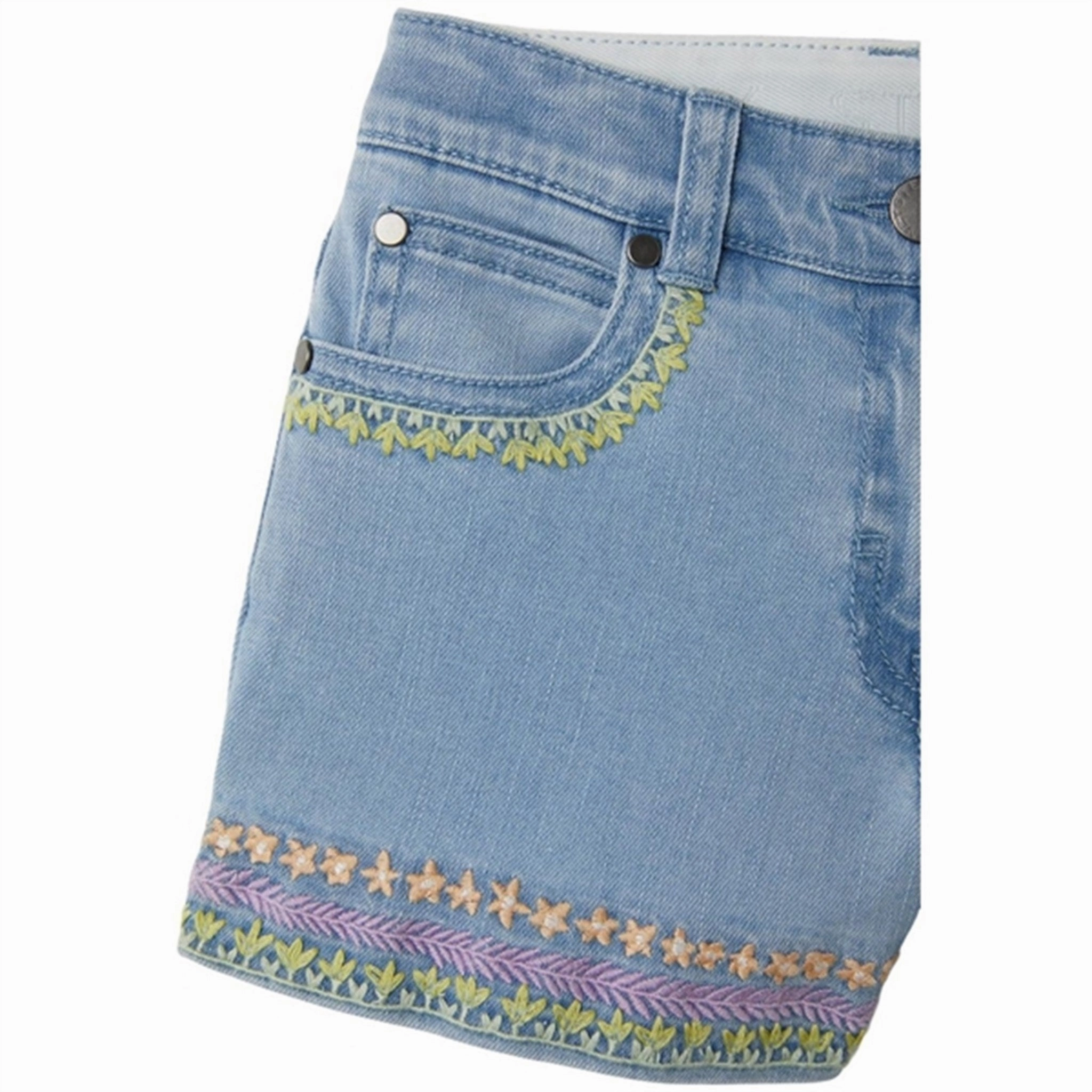 Stella McCartney Light Blue Shorts Stretch Fabric