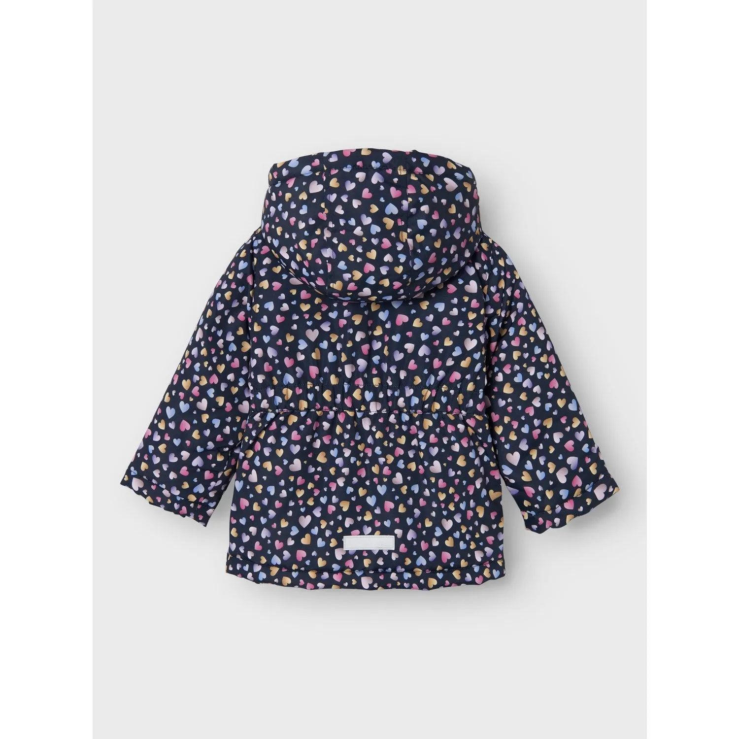 Name It Dark Sapphire Heart Maxi Jacket AOP Noos Customizable Fit