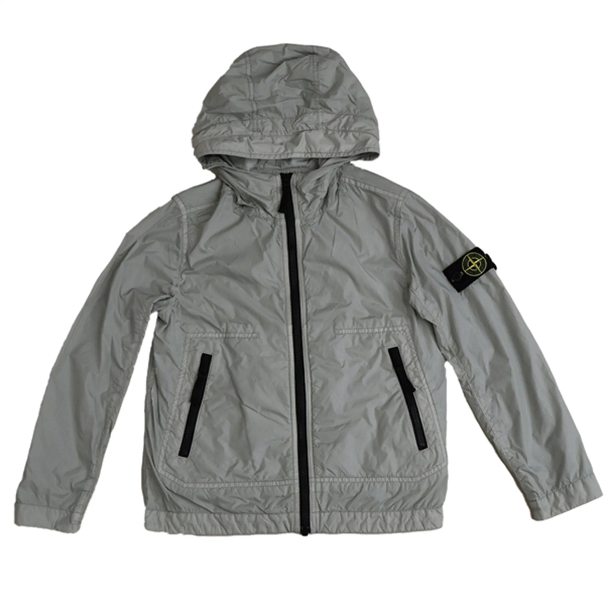 Stone Island Jacket Pearl Grey Winter Ready