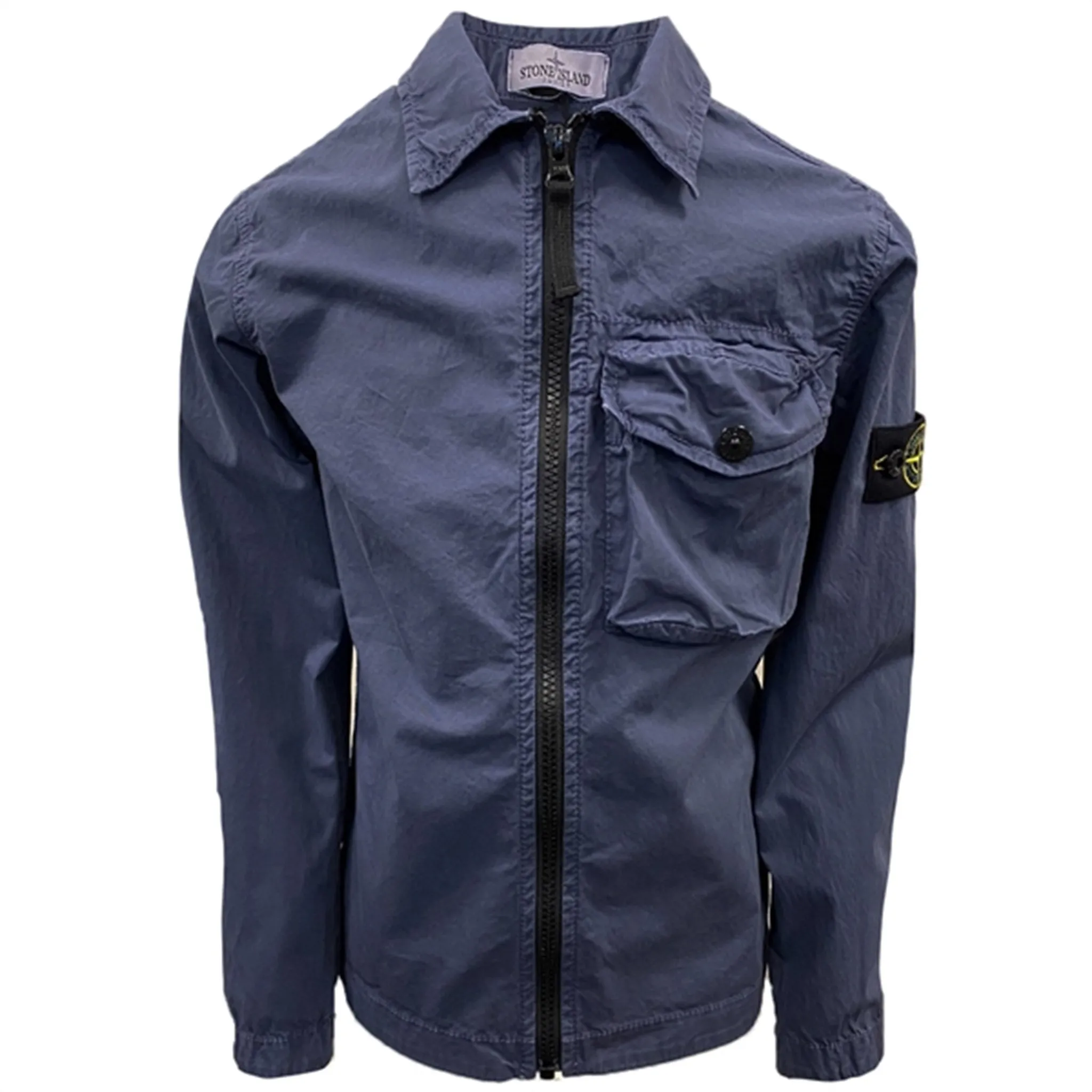 Art Exhibition Climb Stone Island Junior Overshirt Navy