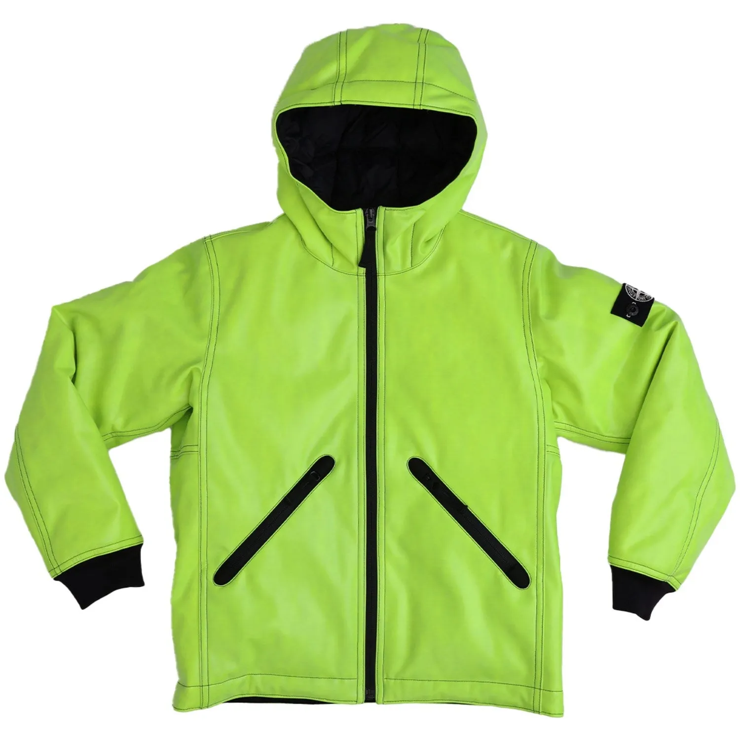 Stone Island Lemon Real Down Jacket LowProfile Seam Design Skill