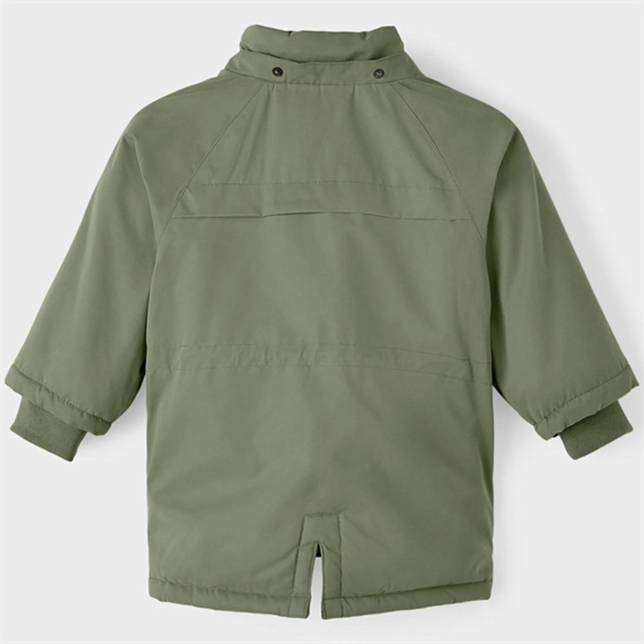 popular in Africa plus-size Lil'Atelier Oil Green Golan Padded Jacket