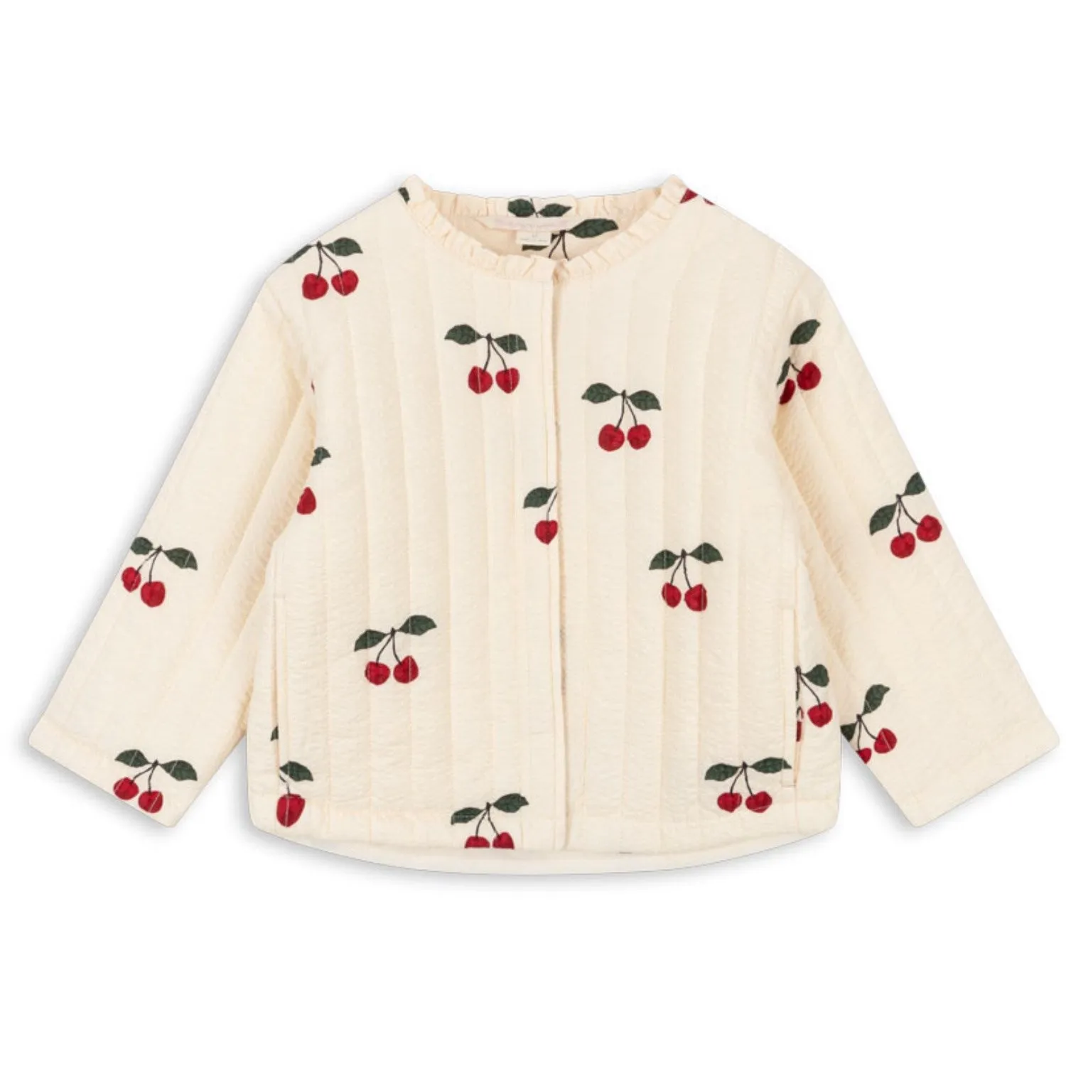 Konges Sl?jd Ma Grande Cerise Lunella Quilted Jacket Gots Asset Flexible Shell