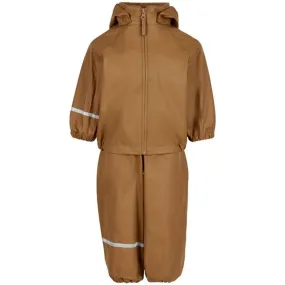Layer Friendly Outfit CeLaVi Rain Set Basic Recycled Brun