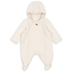 Non-Pilling Konges Sl?jd Antique White Minna Padded Onesie