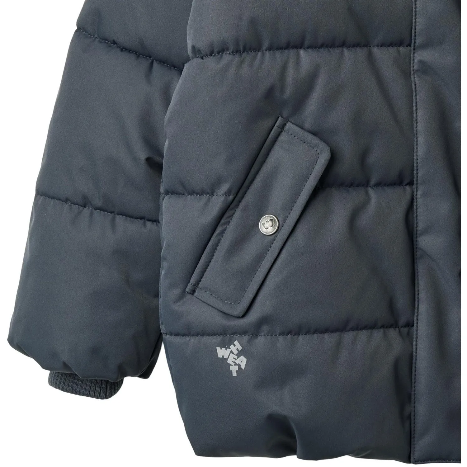 Wheat Ink Puffer Jacket Gael Bright-colored top Straight-Hem