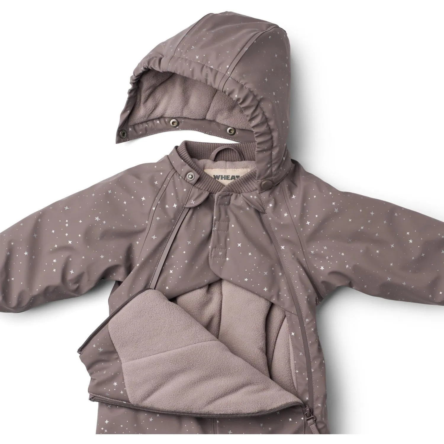 Anti-Static-Finish Wheat Purple Stone Stars Wintersuit Evig