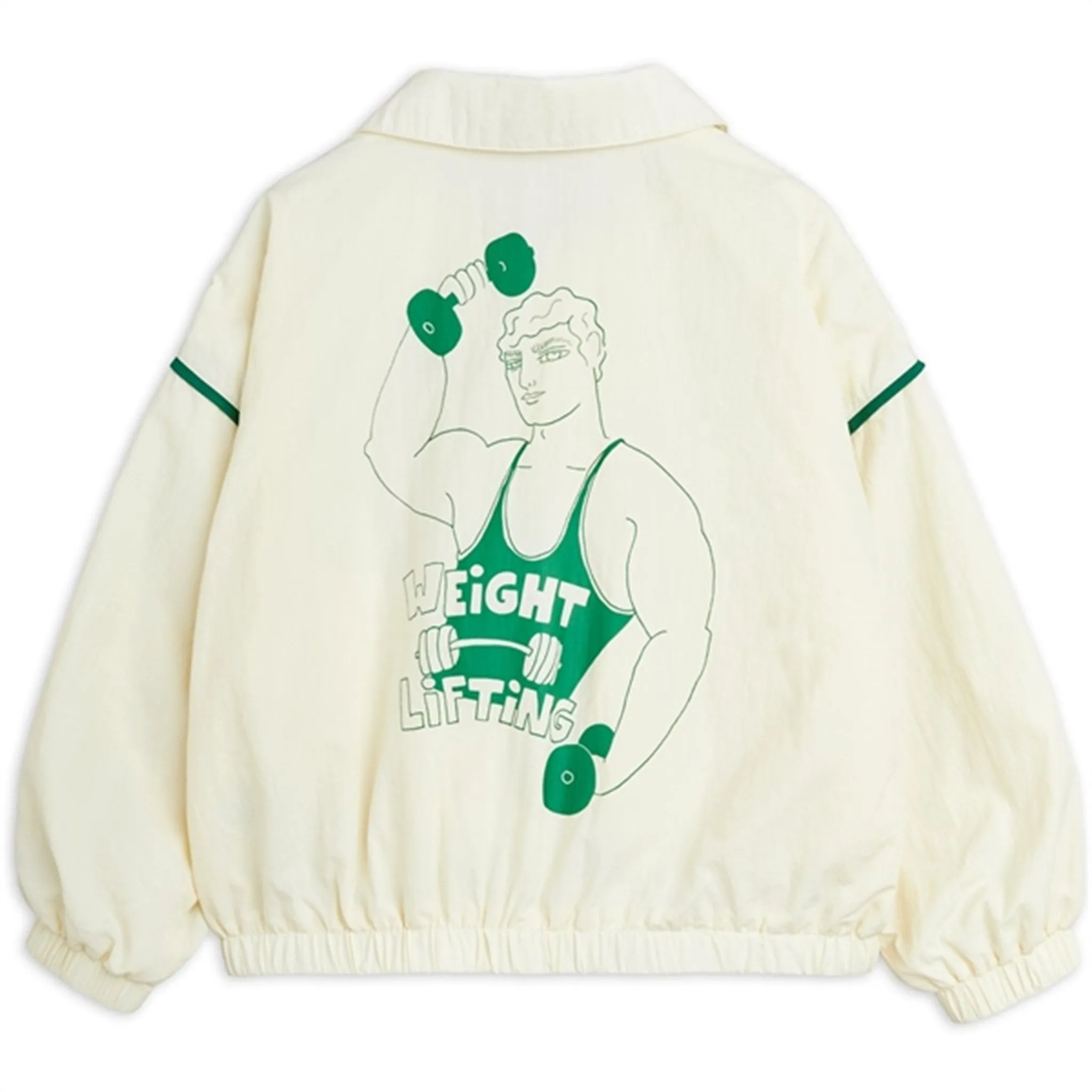 Mini Rodini Weight Lifting Sp Jacket Offwhite Event