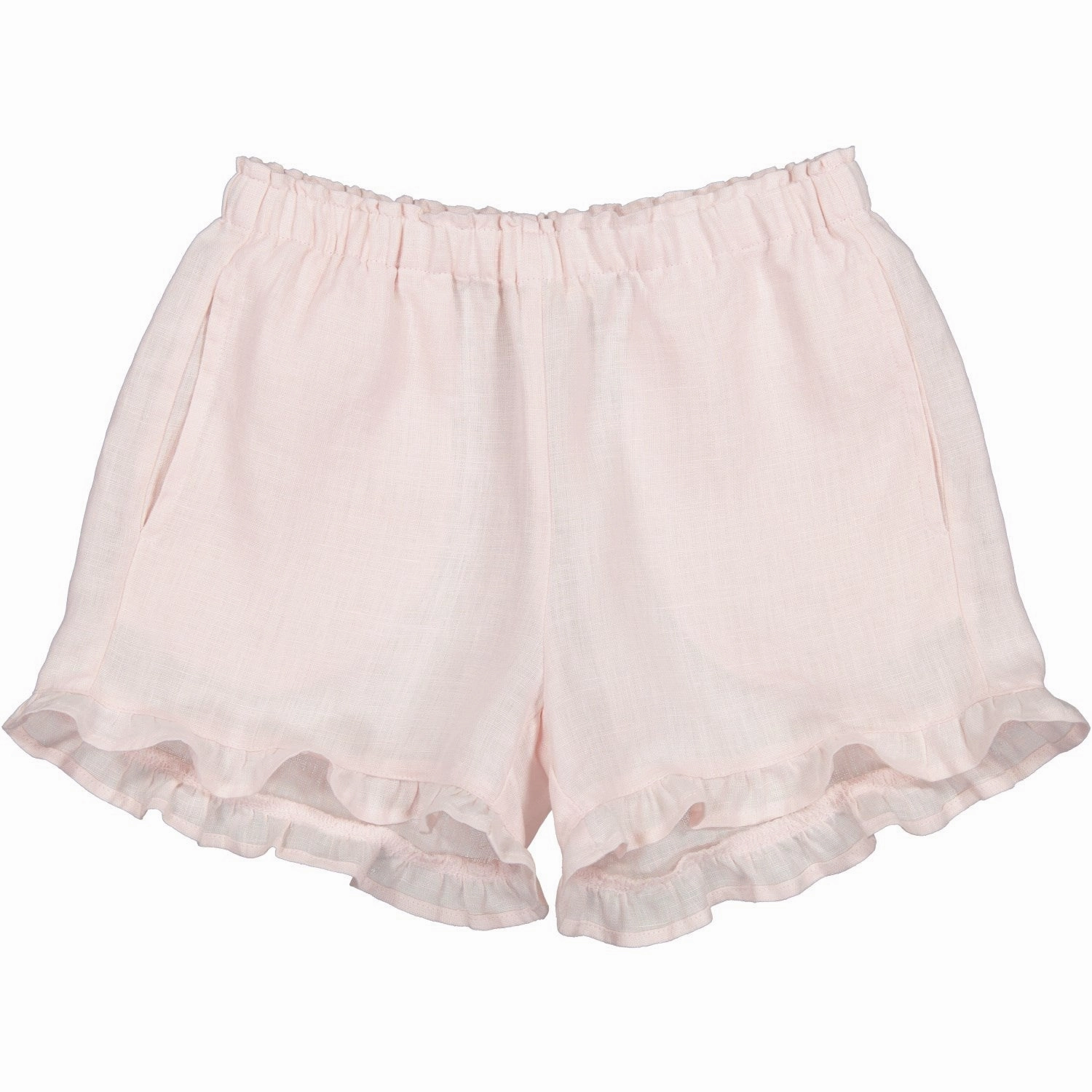 baseball uniform MarMar Linen Mauve Rose Pala Frill Shorts