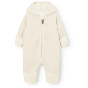 Festival-Ready Mini A ture Angora Cream Matadel Teddyfleece Jumpsuit. GRS