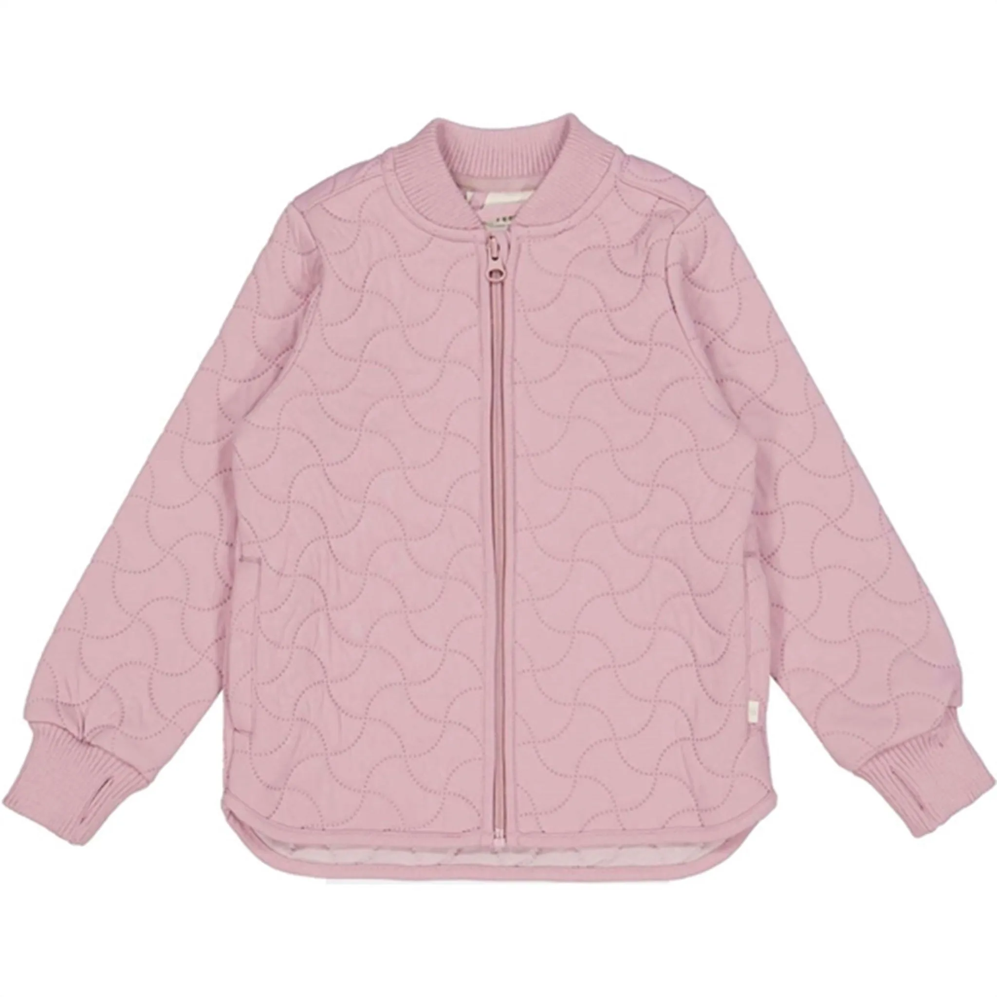 Panelled-Design Wheat Thermo Powder Rose Jacket Loui