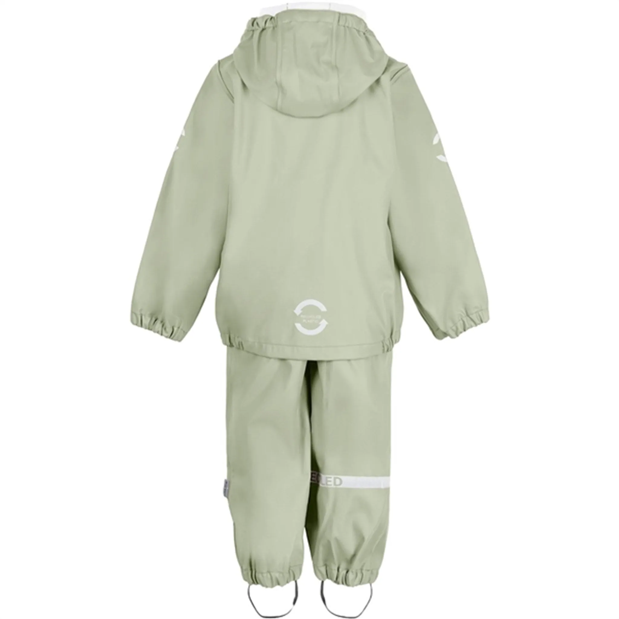 anti slip grip Seamless Welding Mikk-Line Rainwear Set Desert Sage