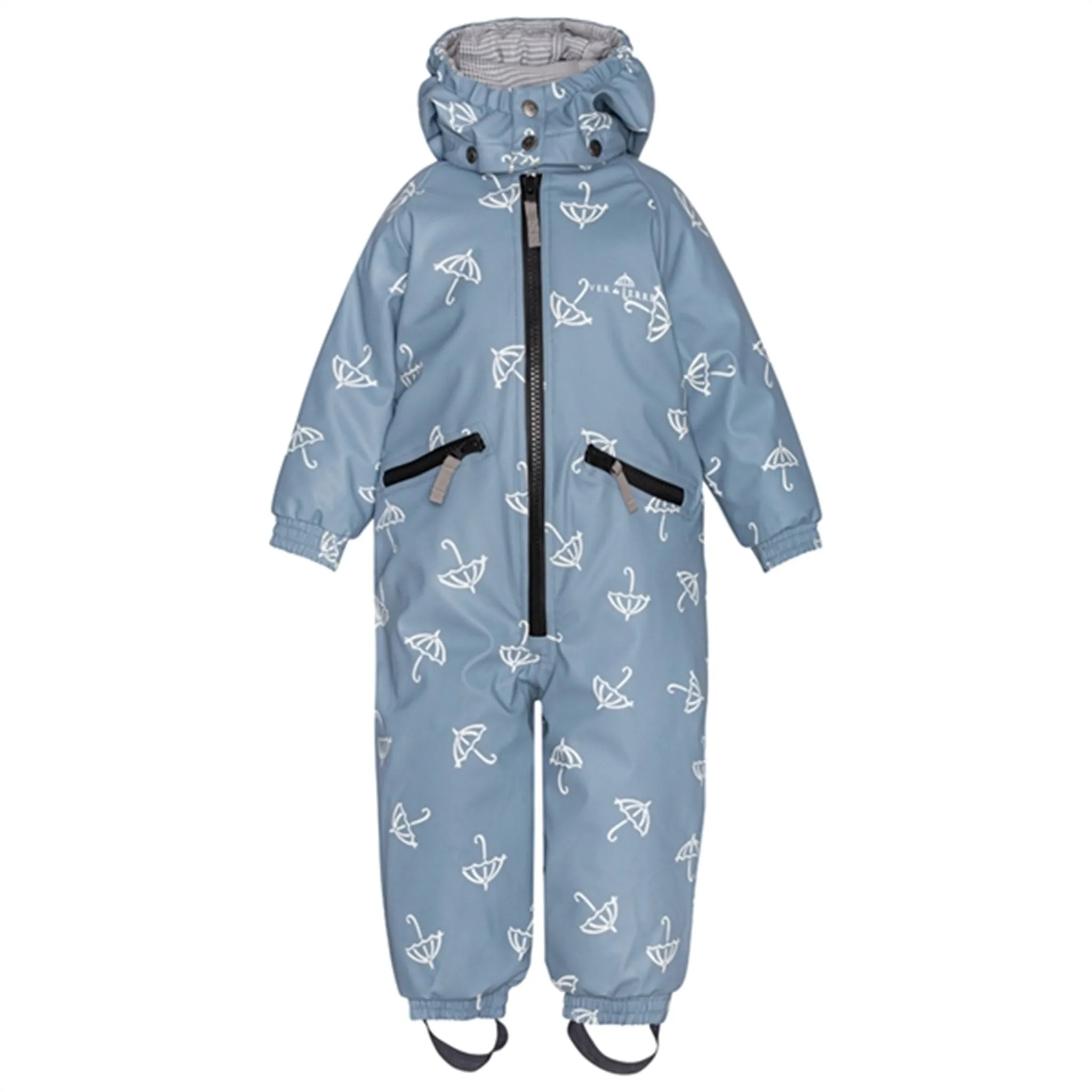 Ver de Terre Rubber Winter Suit Winter Sky Print retro-style