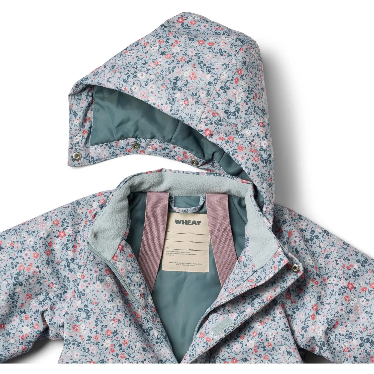 Wheat Soft Rain Flowers Snowsuit Miko Modern casual blouse