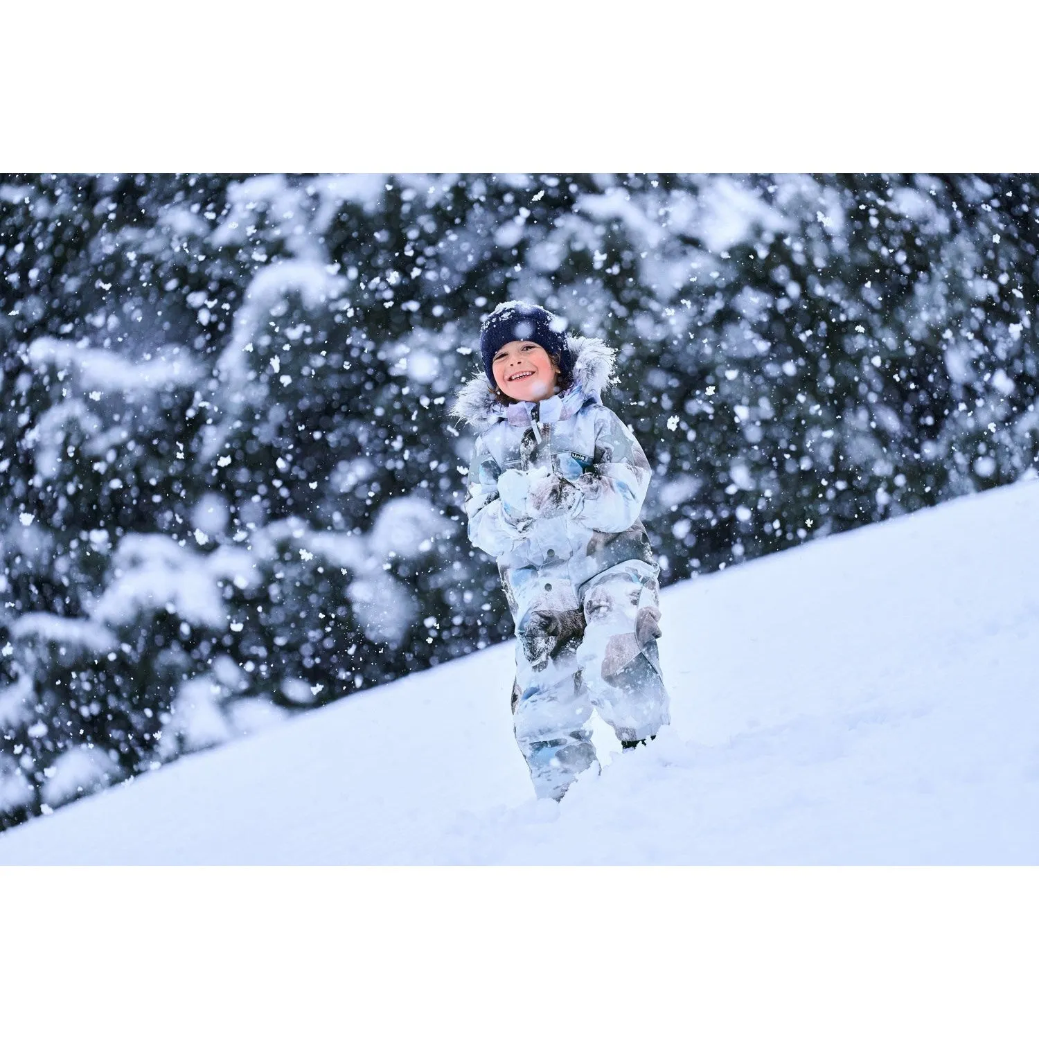 Molo Bison Polaris Fur Junior Snowsuit Modern-style plus-size
