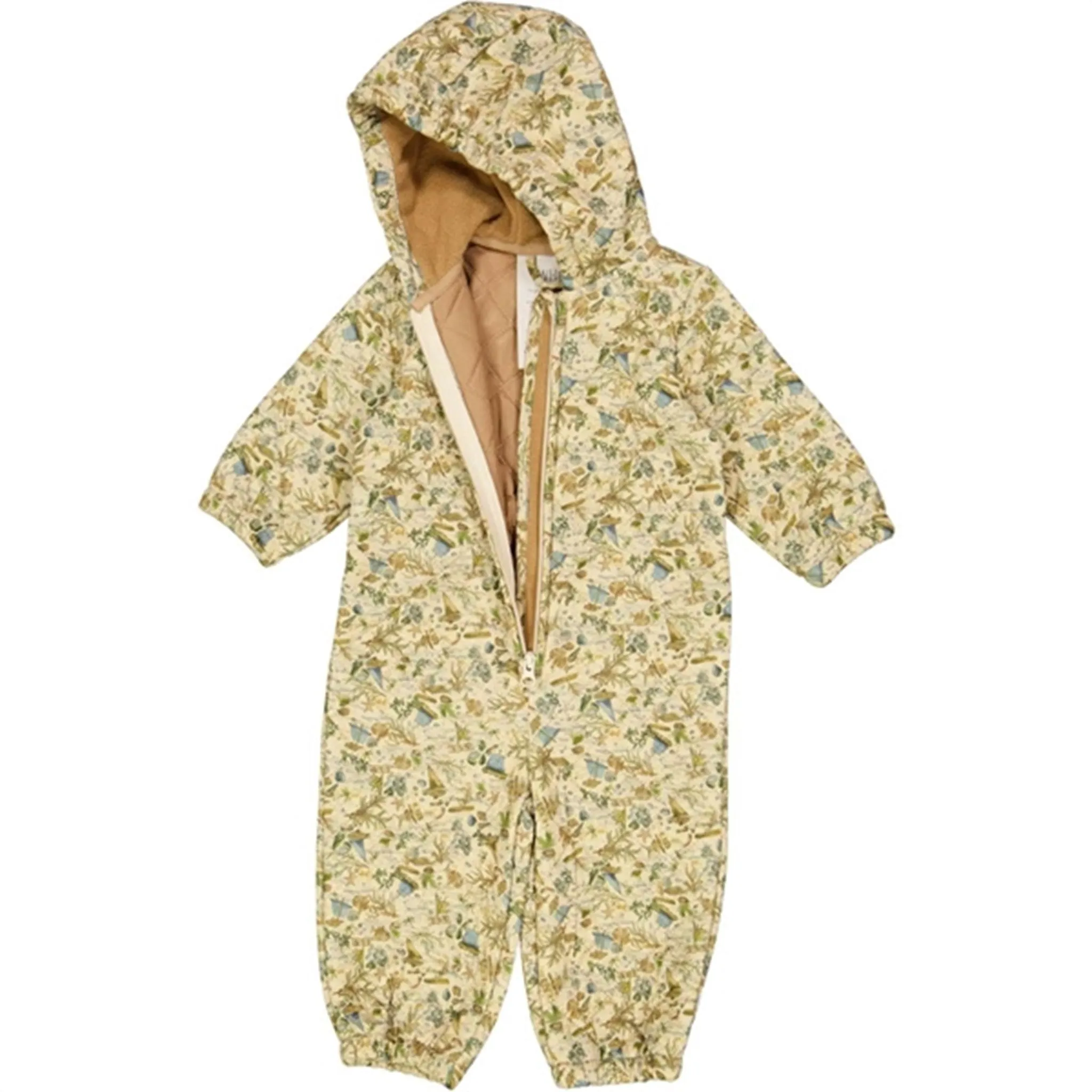 Frayed-Edge Wheat Thermo Clam Beach Suit Harley