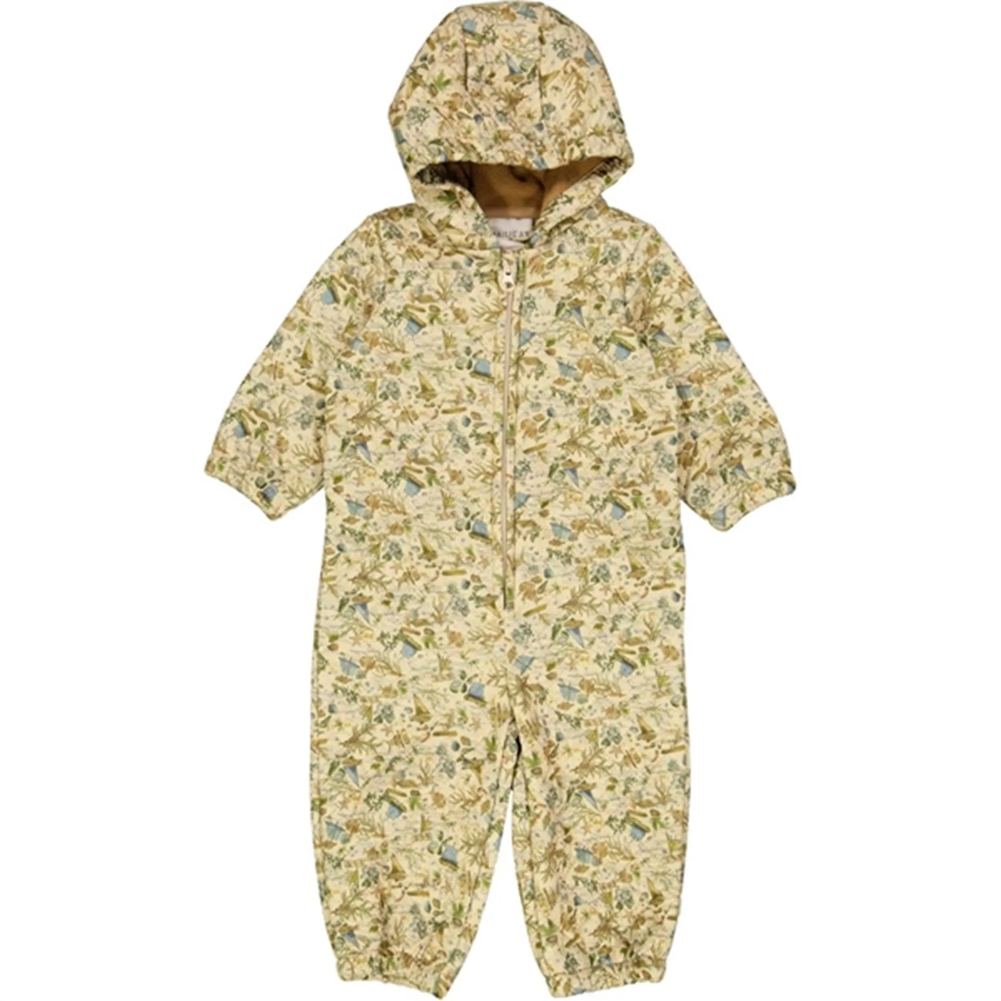Quilted-Texture Wheat Thermo Clam Beach Suit Harley