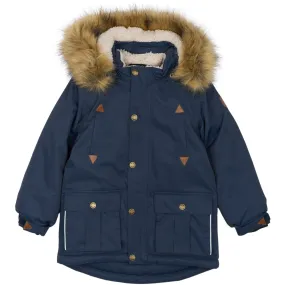 Mikk-Line Blue Nights Twill Nylon Parca Beach Holiday