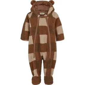 Urban Daywear Layer Fashion MarMar Robert B Teddybear Fleece Suit Chunky Hazel Check