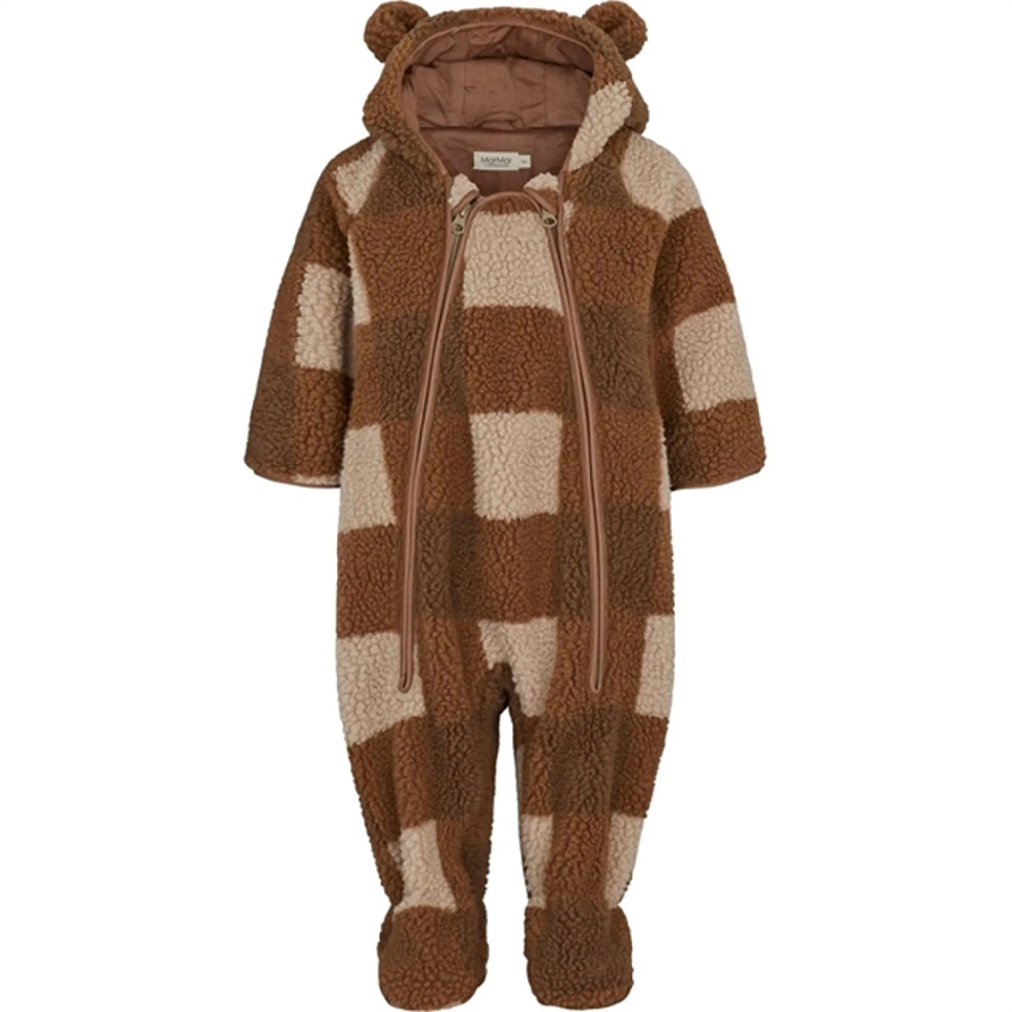 Urban Daywear Layer Fashion MarMar Robert B Teddybear Fleece Suit Chunky Hazel Check