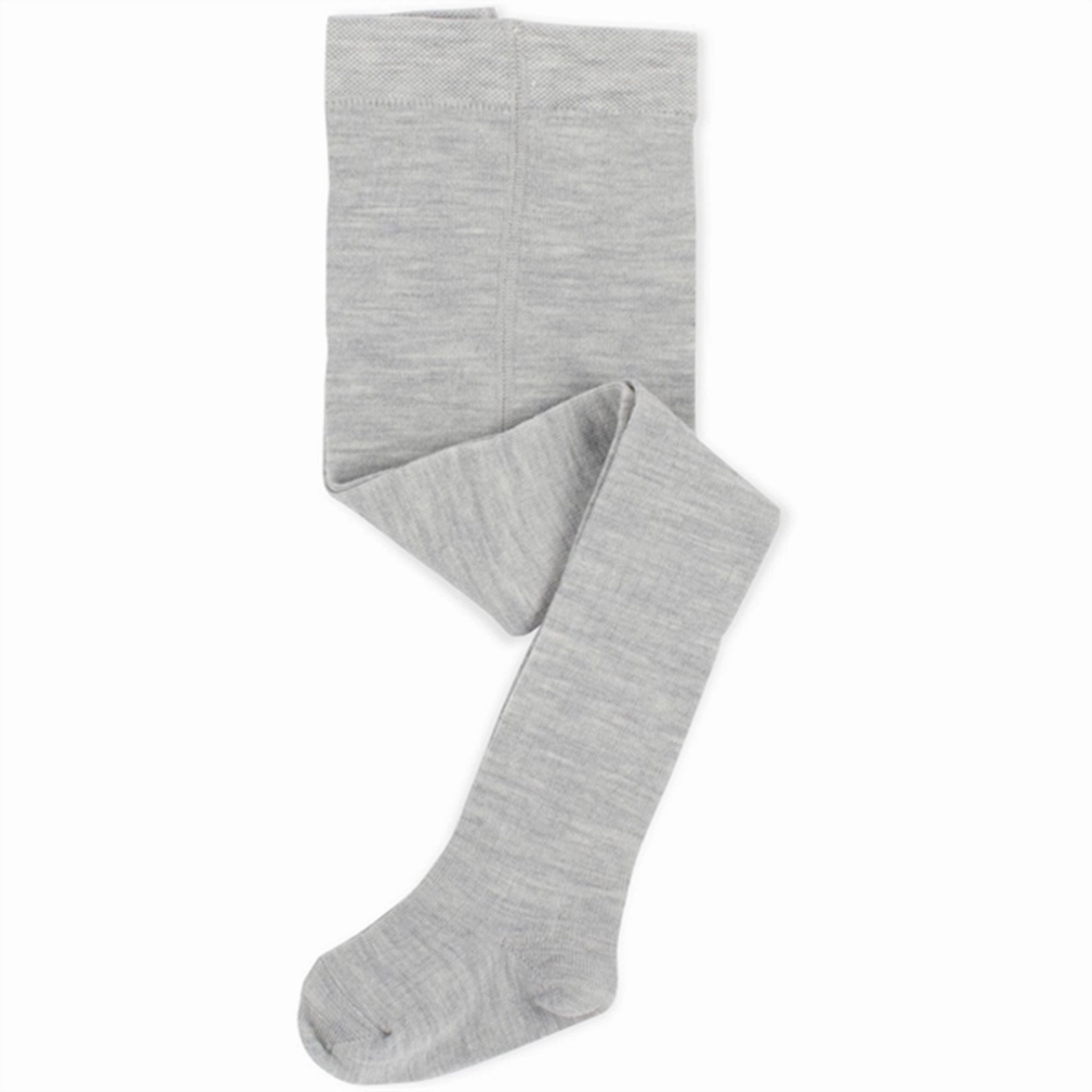 Lillelam Wool Tights Medium Grey Anti-bacterial