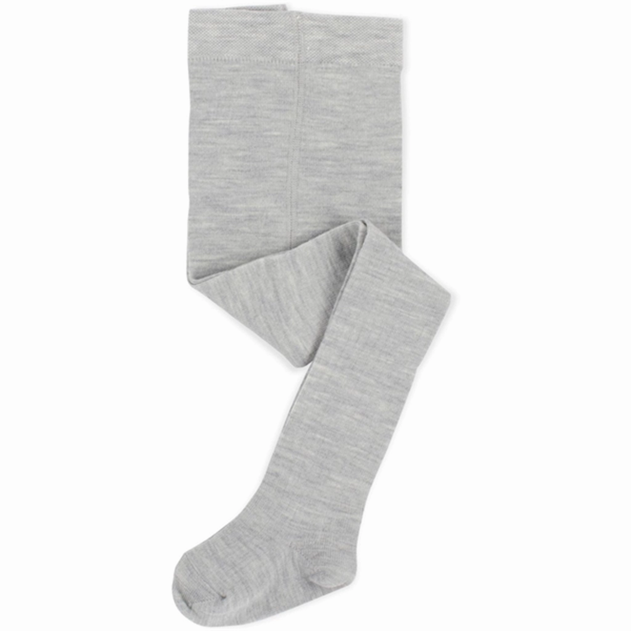 Lillelam Wool Tights Medium Grey Personalized