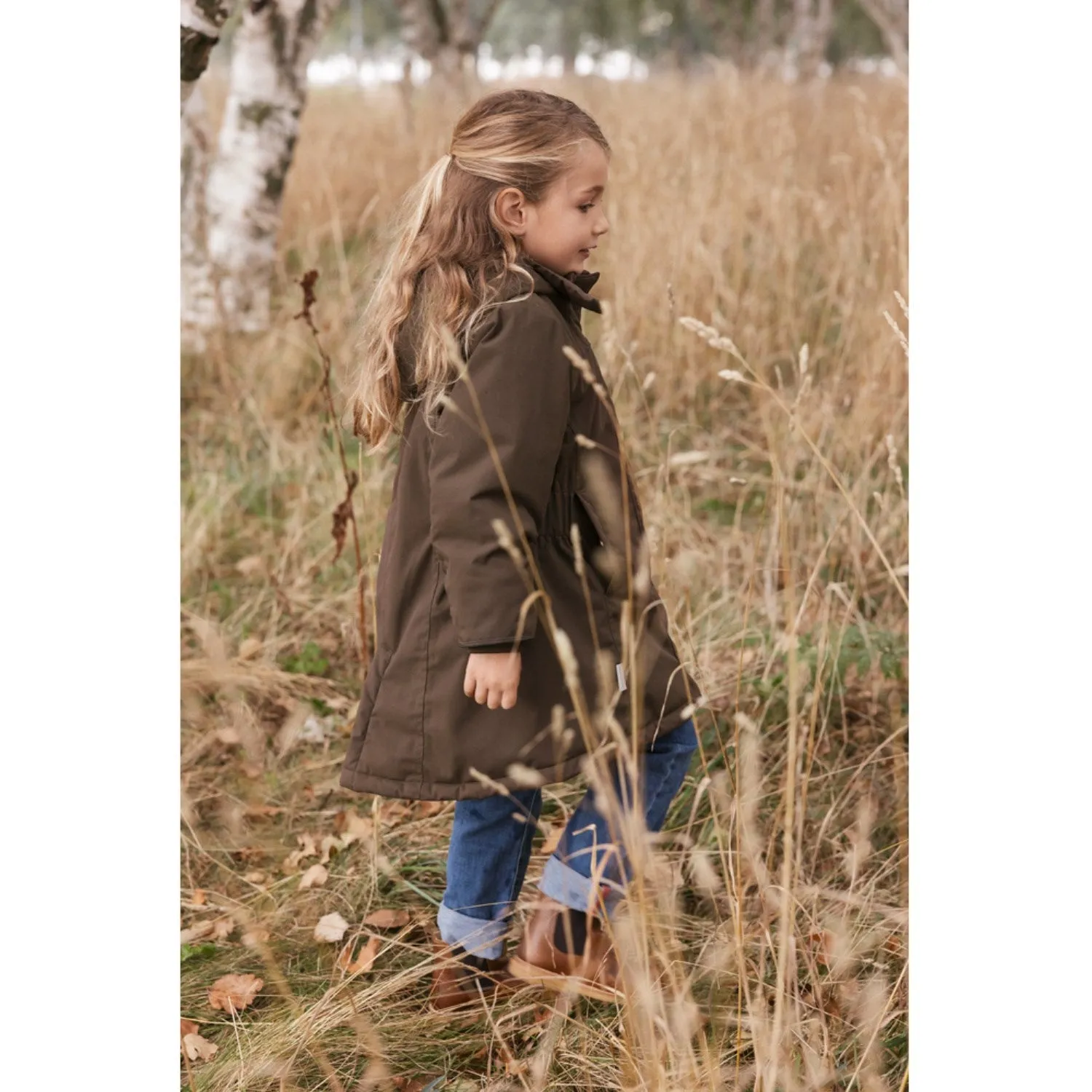 Heavyweight MarMar Tech. Outerwear Solid Deep Choco Olga Jacket