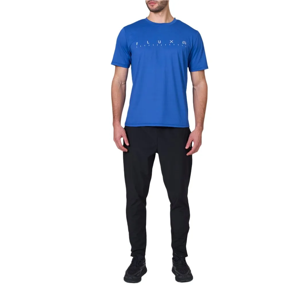 Flux Graphic Logo T-Shirt Men Indoor Use Ventilated Back Panels
