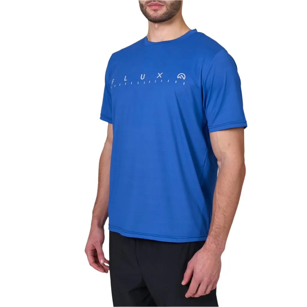 Flux Graphic Logo T-Shirt Men AthleticDurability multicultural