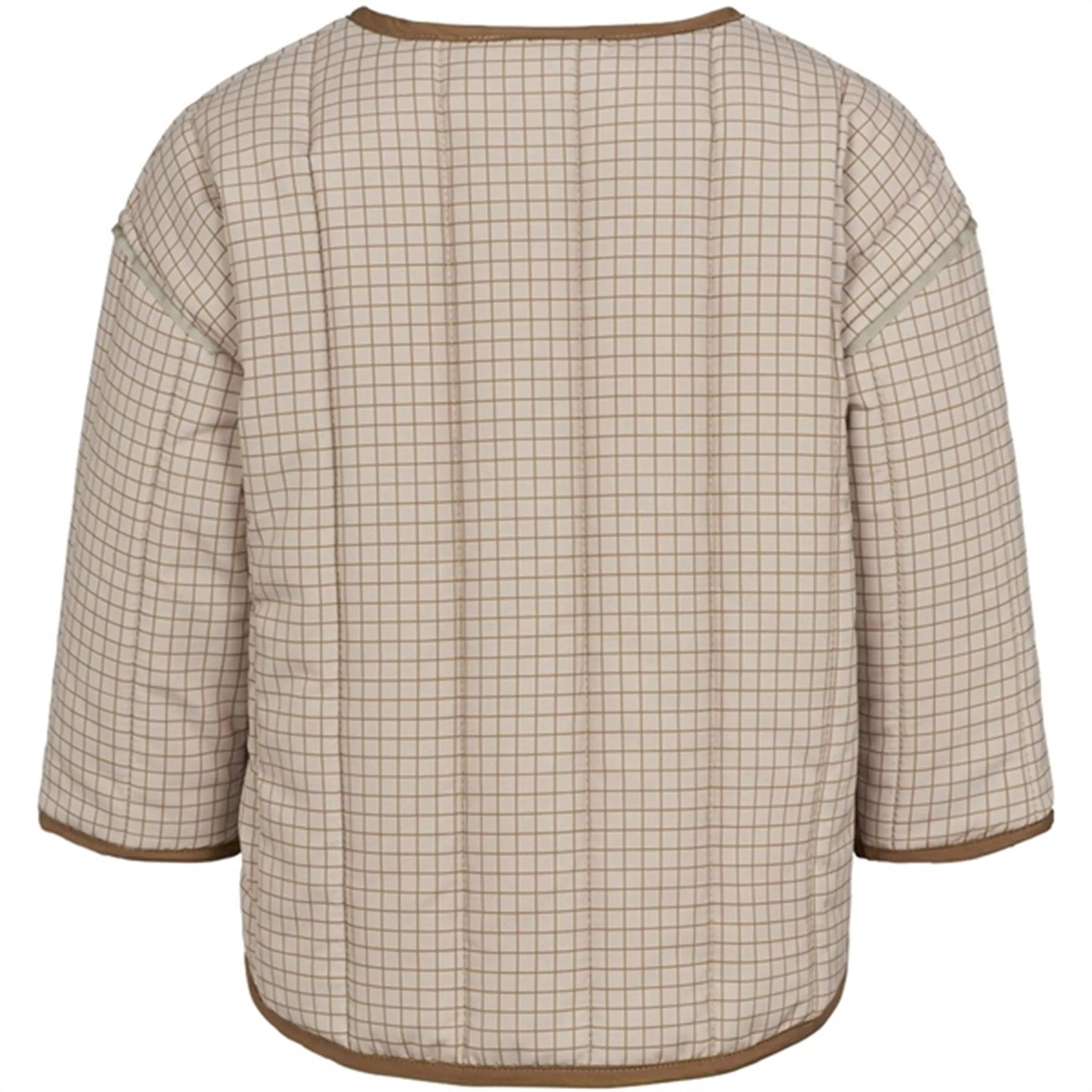 Relaxed-fit MarMar Hazel Check Ovalino Quilt Thermo Jacket